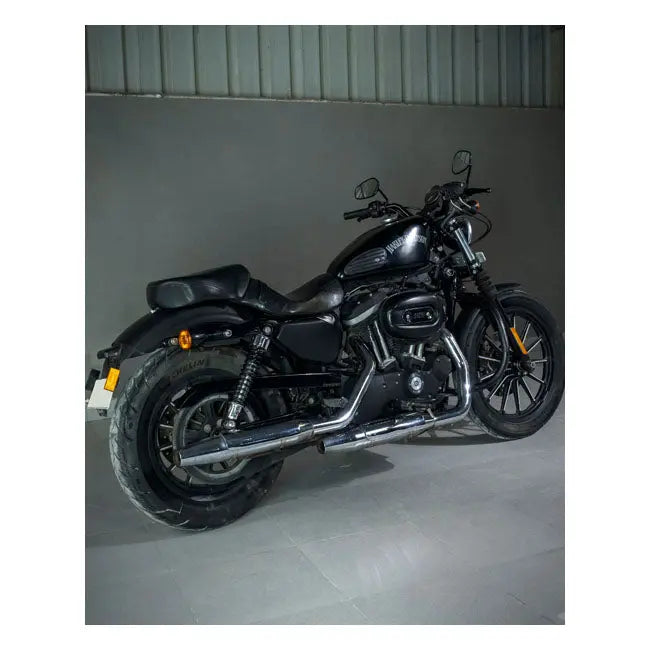 Trip Machine Universal Mini Classic Leather Tank Pads Black - FREE UK Shipping, FREE 365 Day Returns | Moto Central