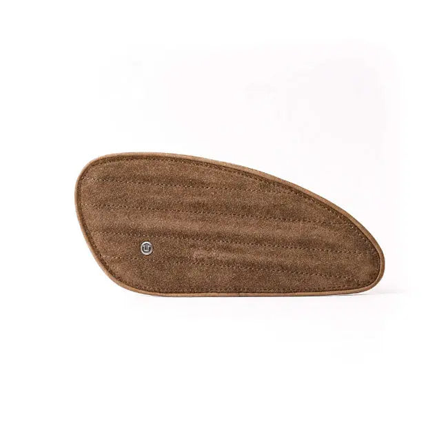 Trip Machine Universal Mini Classic Leather Tank Pads Tobacco Suede - FREE UK Shipping, FREE 365 Day Returns | Moto Central
