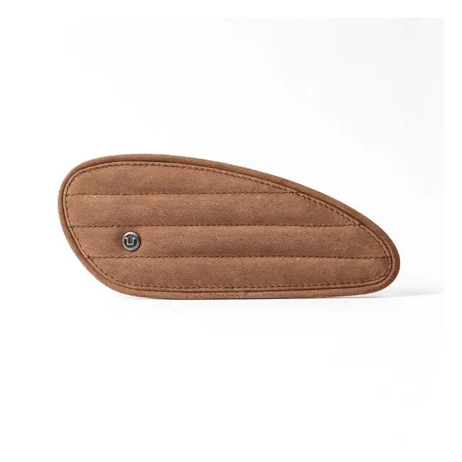 Trip Machine Universal Mini Classic Leather Tank Pads Tobacco - FREE UK Shipping, FREE 365 Day Returns | Moto Central