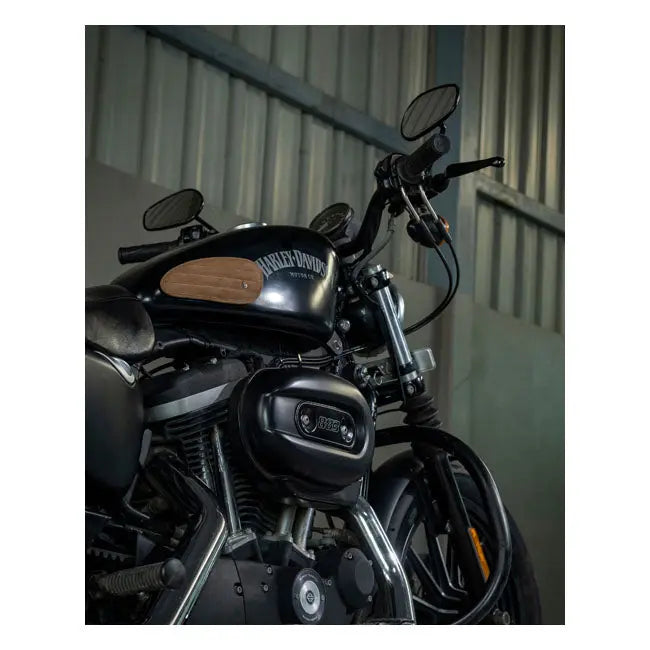 Trip Machine Universal Mini Classic Leather Tank Pads Tobacco - FREE UK Shipping, FREE 365 Day Returns | Moto Central