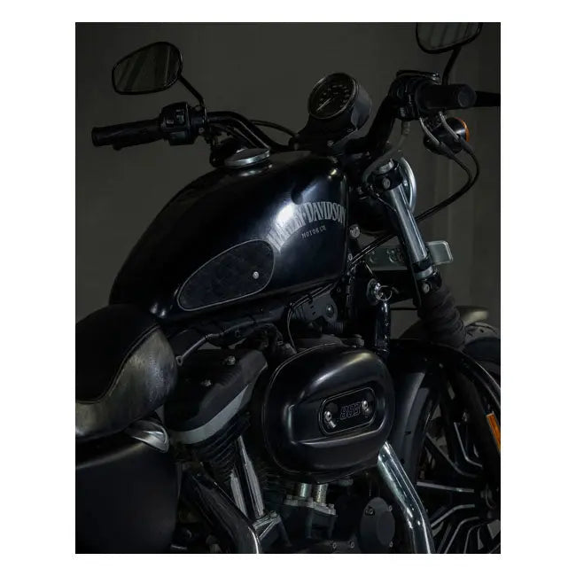 Trip Machine Universal Mini Diamond Tank Pads Black Suede - FREE UK Shipping, FREE 365 Day Returns | Moto Central