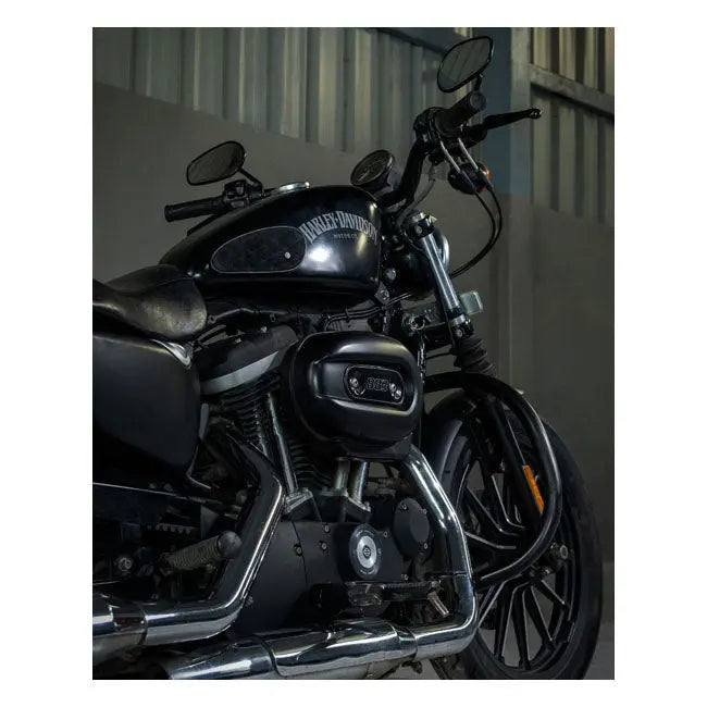 Trip Machine Universal Mini Diamond Tank Pads Black Suede - FREE UK Shipping, FREE 365 Day Returns | Moto Central