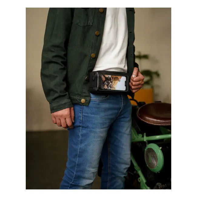 Trip Machine Universal Navigator Bag Black - FREE UK Shipping, FREE 365 Day Returns | Moto Central