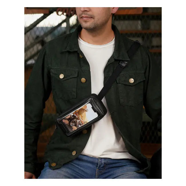 Trip Machine Universal Navigator Bag Black - FREE UK Shipping, FREE 365 Day Returns | Moto Central