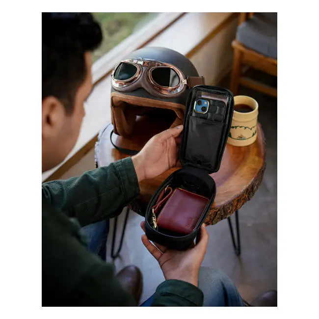 Trip Machine Universal Navigator Bag Black - FREE UK Shipping, FREE 365 Day Returns | Moto Central