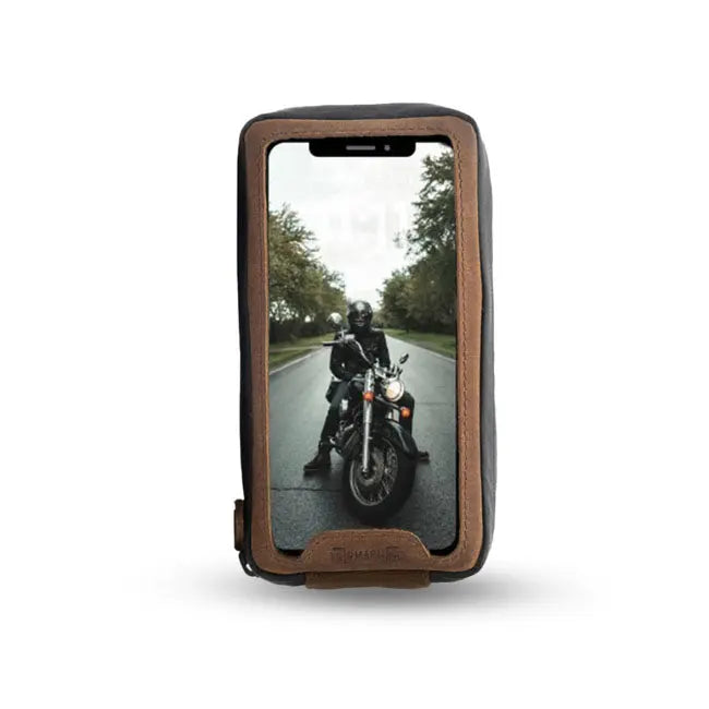 Trip Machine Universal Navigator Bag Tobacco Brown - FREE UK Shipping, FREE 365 Day Returns | Moto Central