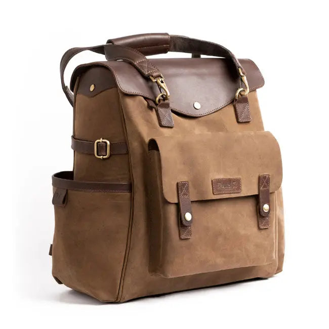Trip Machine Universal Outlander Saddlebag Tobacco Brown - FREE UK Shipping, FREE 365 Day Returns | Moto Central