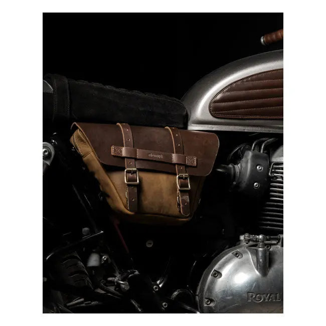 Trip Machine Universal Wingman Side Panel Bag Set Tobacco Brown - FREE UK Shipping, FREE 365 Day Returns | Moto Central