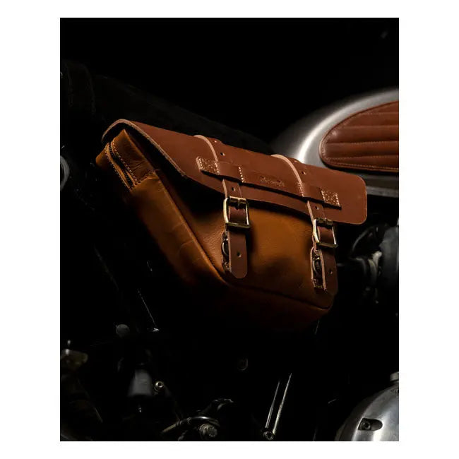 Trip Machine Universal Wingman Side Panel Bag Set Vintage Tan - FREE UK Shipping, FREE 365 Day Returns | Moto Central