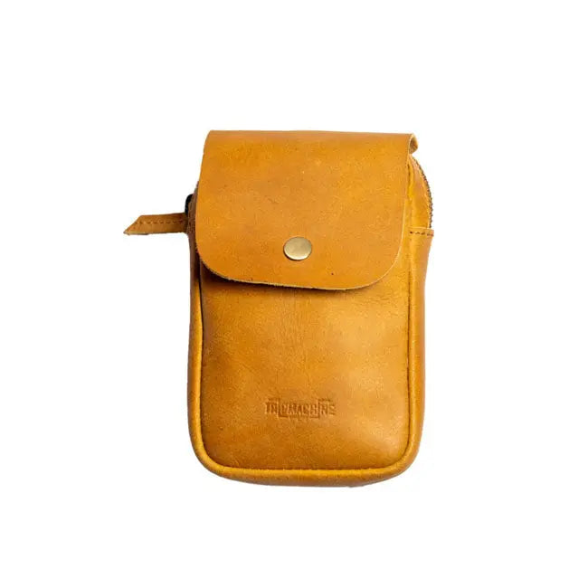 Trip Machine Utility Pouch Vintage Tan - FREE UK Shipping, FREE 365 Day Returns | Moto Central
