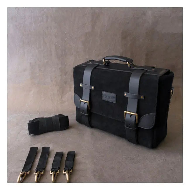 Trip Machine Warrior Saddlebag Black - FREE UK Shipping, FREE 365 Day Returns | Moto Central