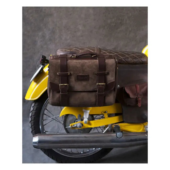 Trip Machine Warrior Saddlebag Tobacco Brown - FREE UK Shipping, FREE 365 Day Returns | Moto Central