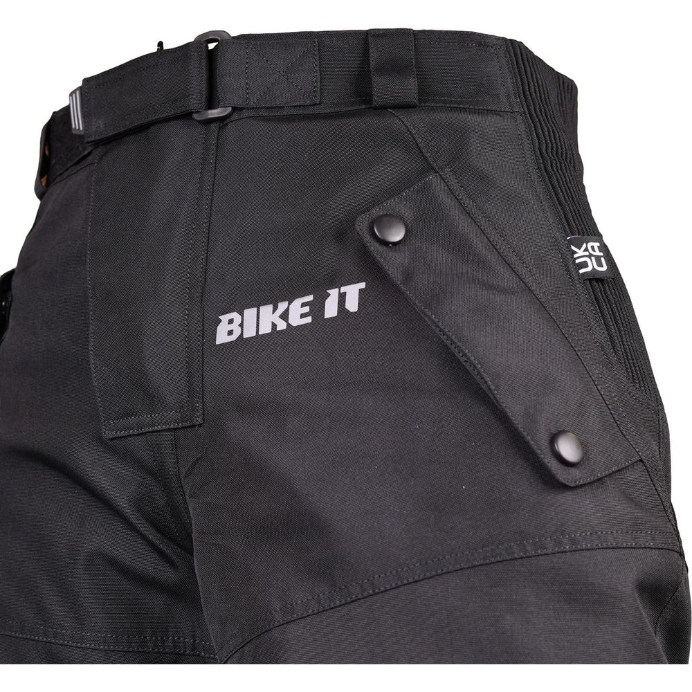 Bike It Triple Black Ultimate Adventure Waterproof Trouser Black
