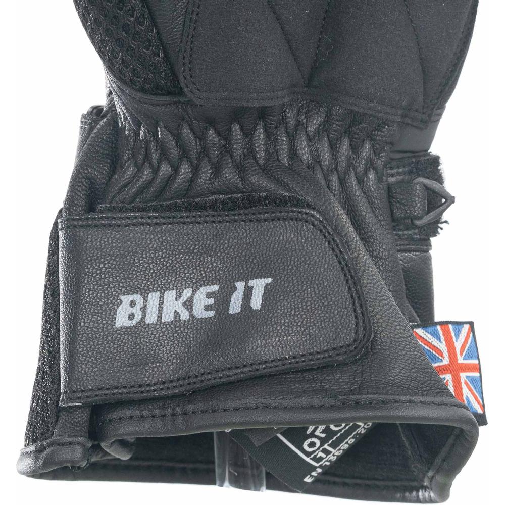 Bike It Triple Black Air Summer Gloves Black