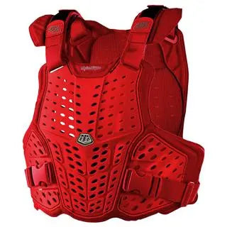 Troy Lee Designs ROCKFIGHT CE Chest Protector Red FREE UK Delivery, FREE 365 Days Return - Moto Central