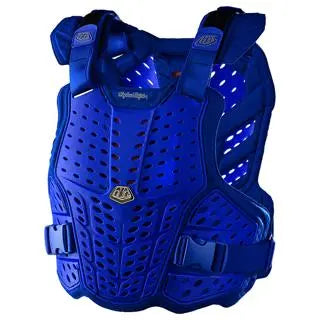 Troy Lee Designs ROCKFIGHT Chest Protector Blue FREE UK Delivery, FREE 365 Days Return - Moto Central