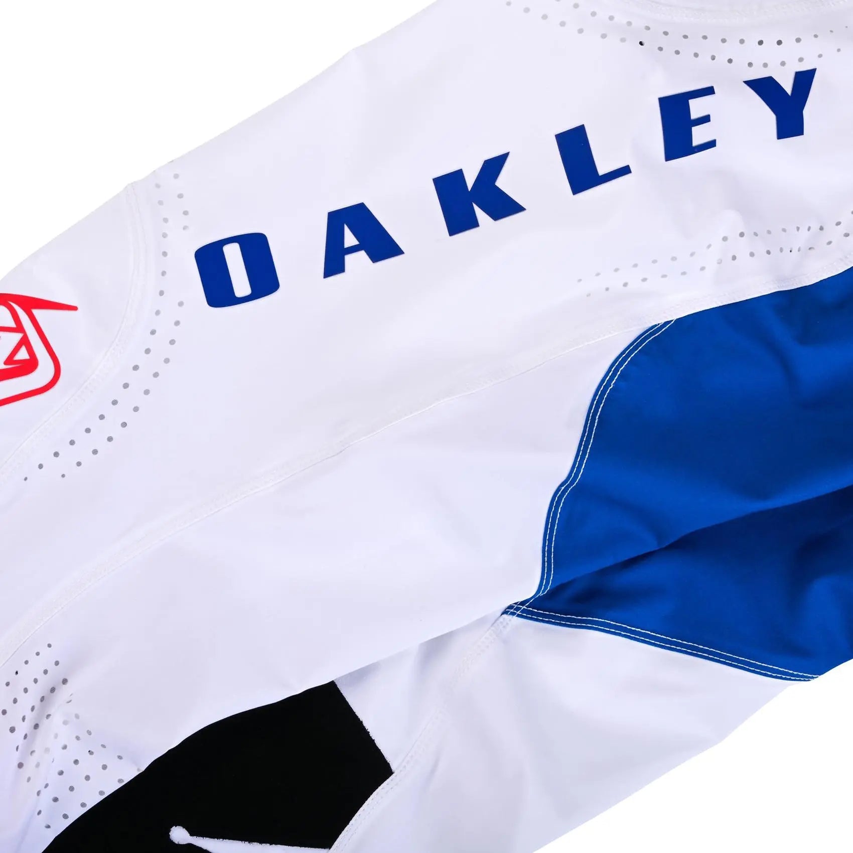 Troy Lee Designs x Oakley SE Ultra Vision Motocross Trouser White / Blue FREE UK Delivery, FREE 365 Days Return - Moto Central