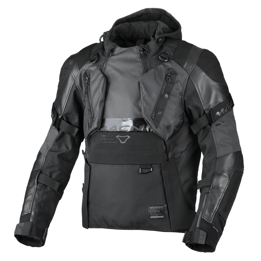 Macna Tryton Textile Jacket Black FREE UK Delivery, FREE 365 Day Returns | Moto Central