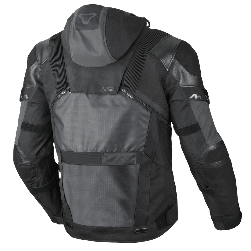 Macna Tryton Textile Jacket Black FREE UK Delivery, FREE 365 Day Returns | Moto Central