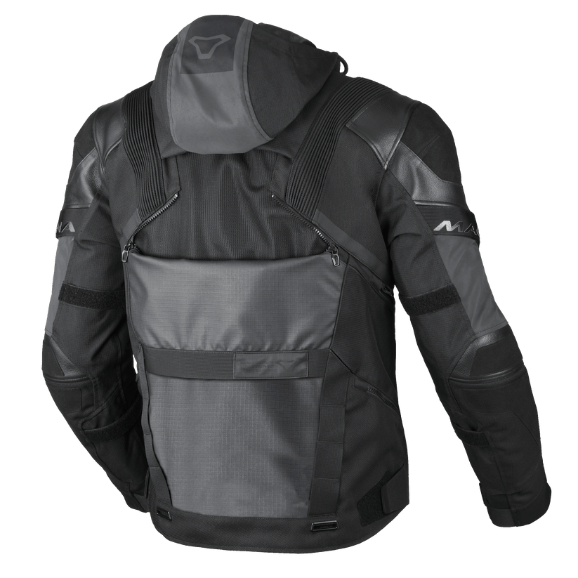 Macna Tryton Textile Jacket Black FREE UK Delivery, FREE 365 Day Returns | Moto Central