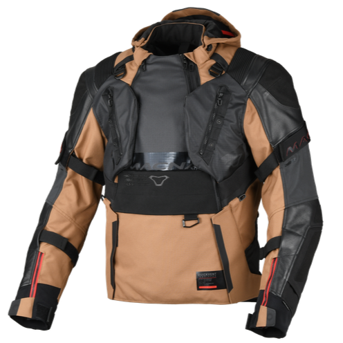 Macna Tryton Textile Jacket Brown / Black FREE UK Delivery, FREE 365 Day Returns | Moto Central