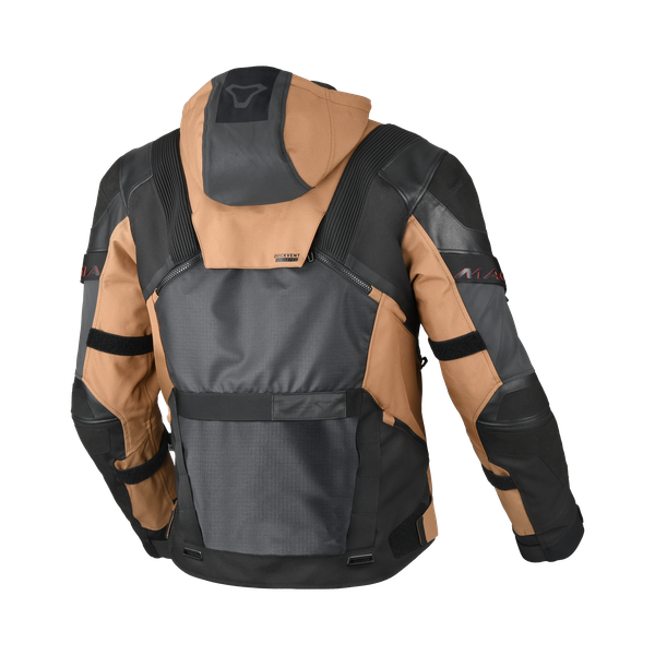 Macna Tryton Textile Jacket Brown / Black FREE UK Delivery, FREE 365 Day Returns | Moto Central