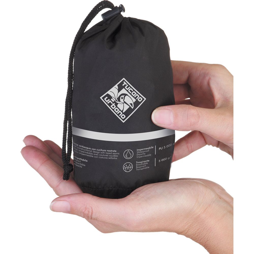 Tucano Urbano Panta Nano Plus Hydroscud Rain Trouser Black