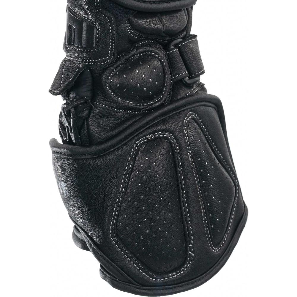 Bike It Ultimate Track UTG Leather Gloves Black