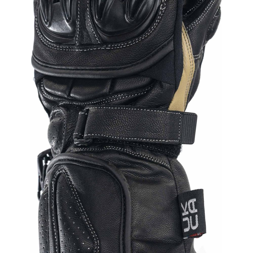 Bike It Ultimate Track UTG Leather Gloves Black