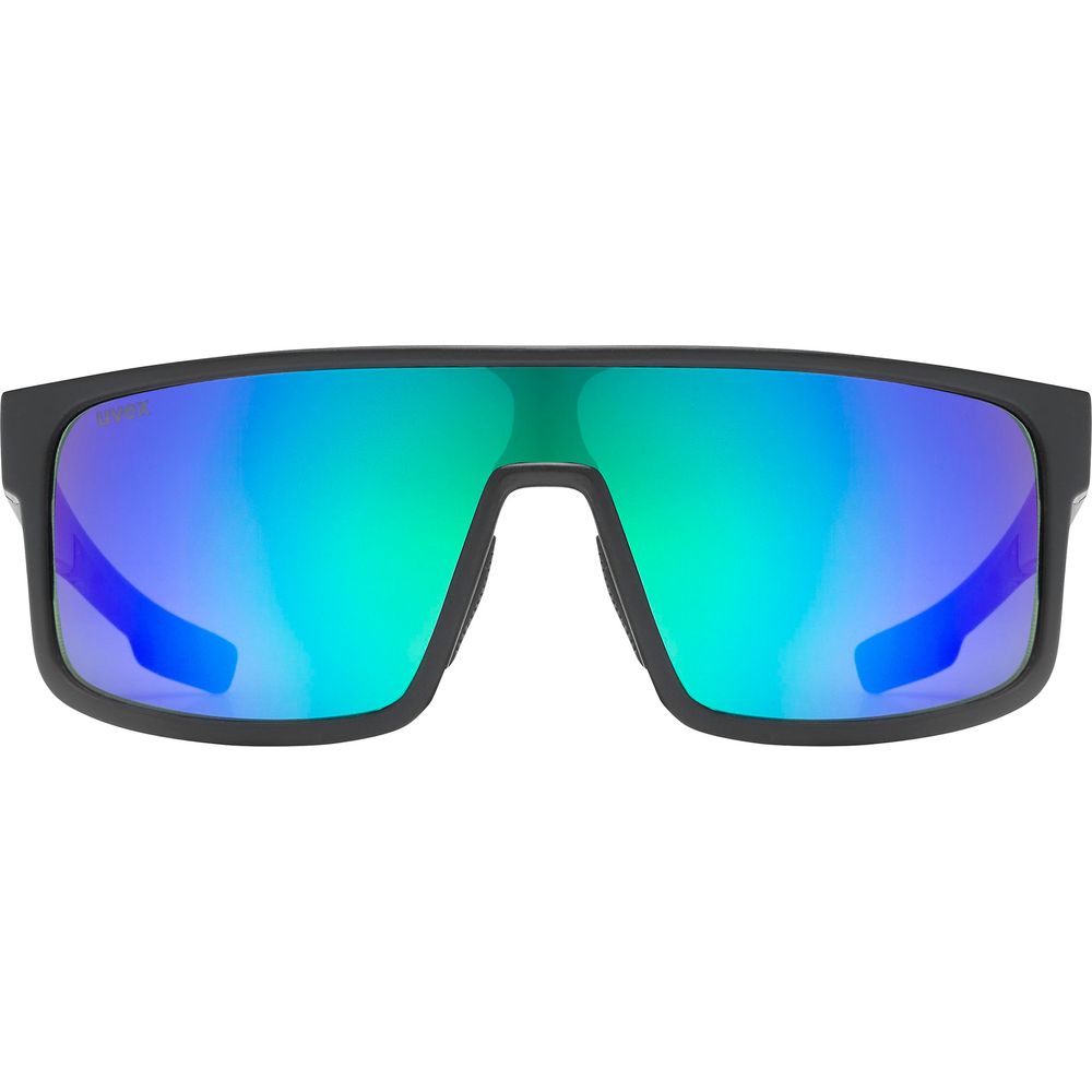 Uvex LGL 51 Sunglasses Matt Black / Green