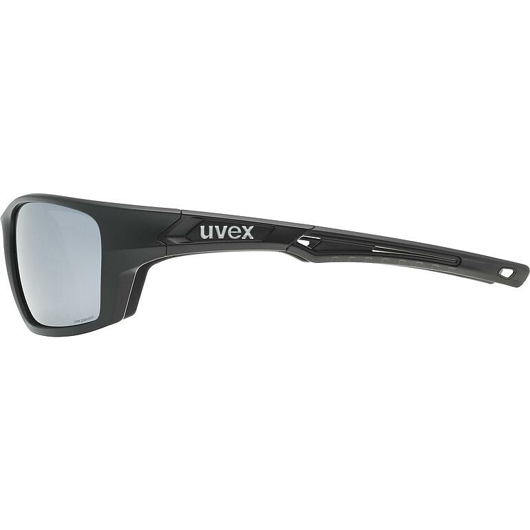 Uvex SP 232 Polarised Sunglasses Black / Silver