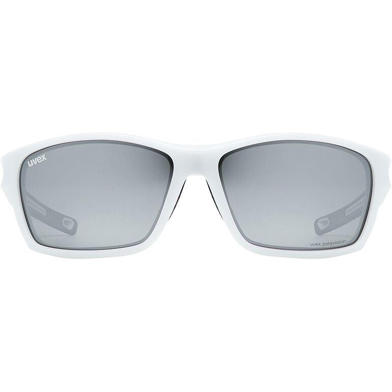Uvex SP 232 Polarised Sunglasses Matt White