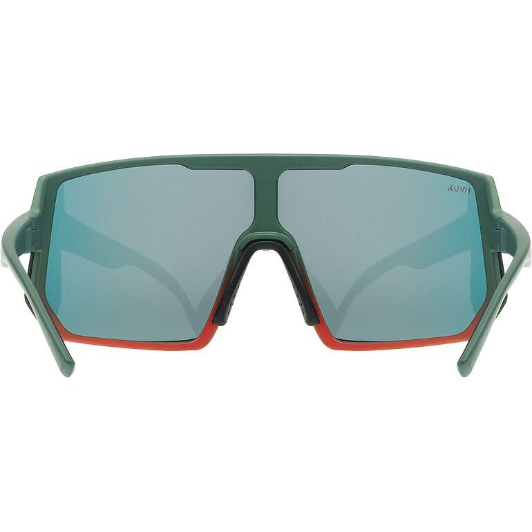 Uvex SP 235 Sunglasses Moss / Red