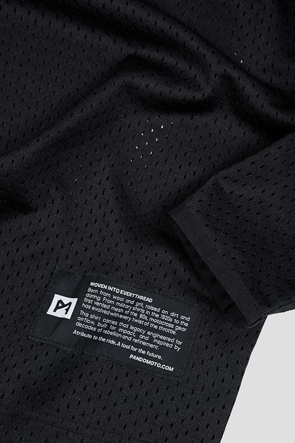 Pando Moto Vaya Runa Unisex Mesh Jersey Black FREE UK Delivery, FREE 365 Day Returns | Moto Central