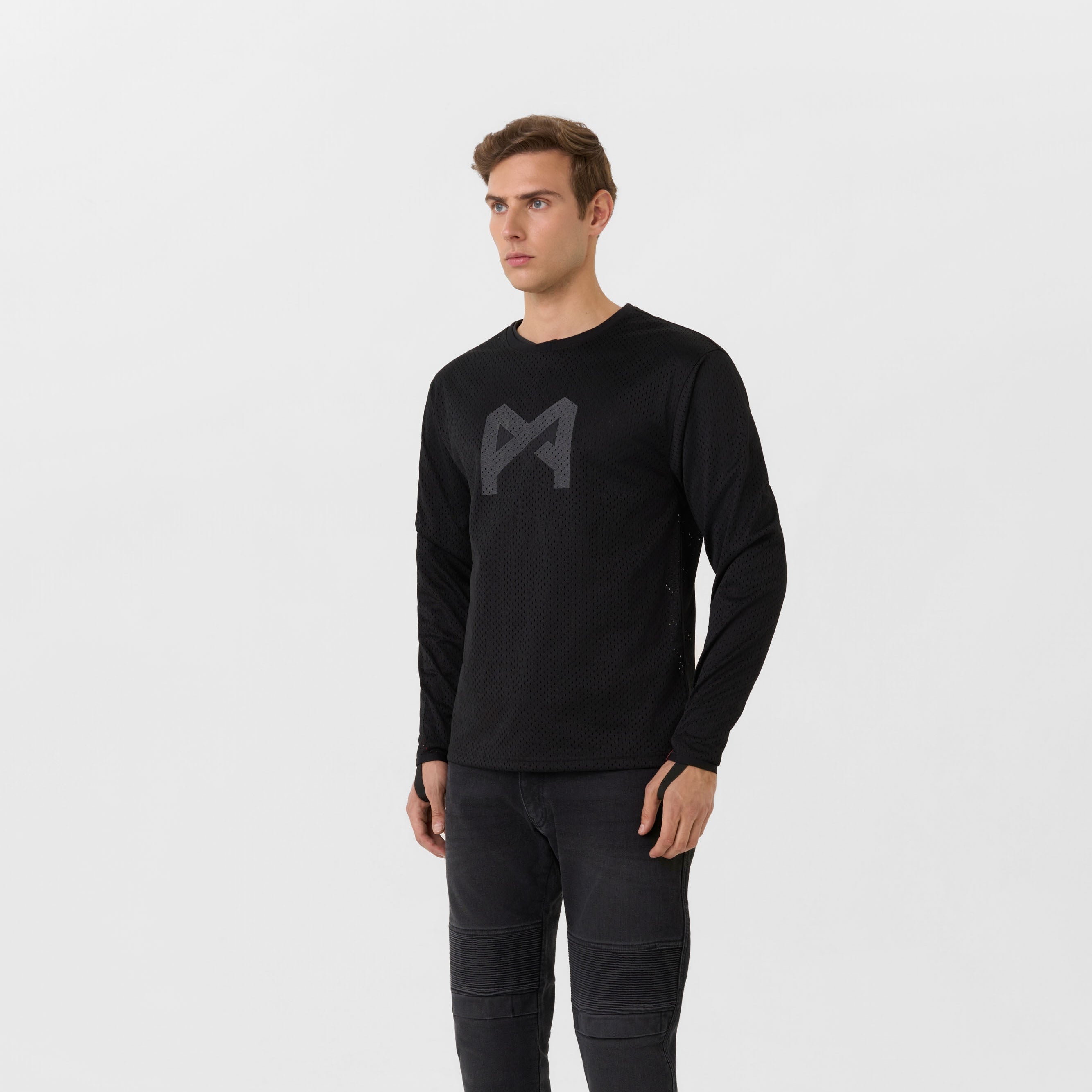 Pando Moto Vaya Runa Unisex Mesh Jersey Black FREE UK Delivery, FREE 365 Day Returns | Moto Central