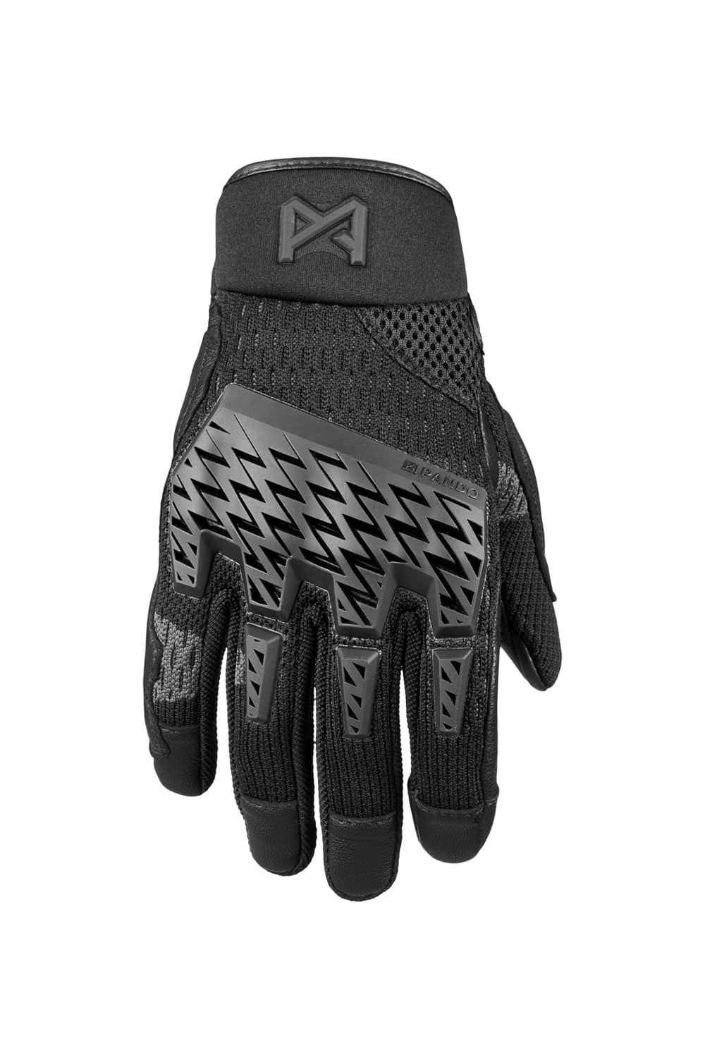 Pando Moto Vidar Gloves Black FREE UK Delivery, FREE 365 Day Returns | Moto Central