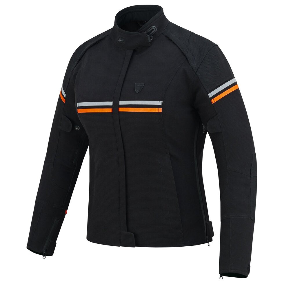 MotoGirl Vanessa Textile Ladies Jacket Black FREE UK Delivery, FREE 365 Day Returns | Moto Central