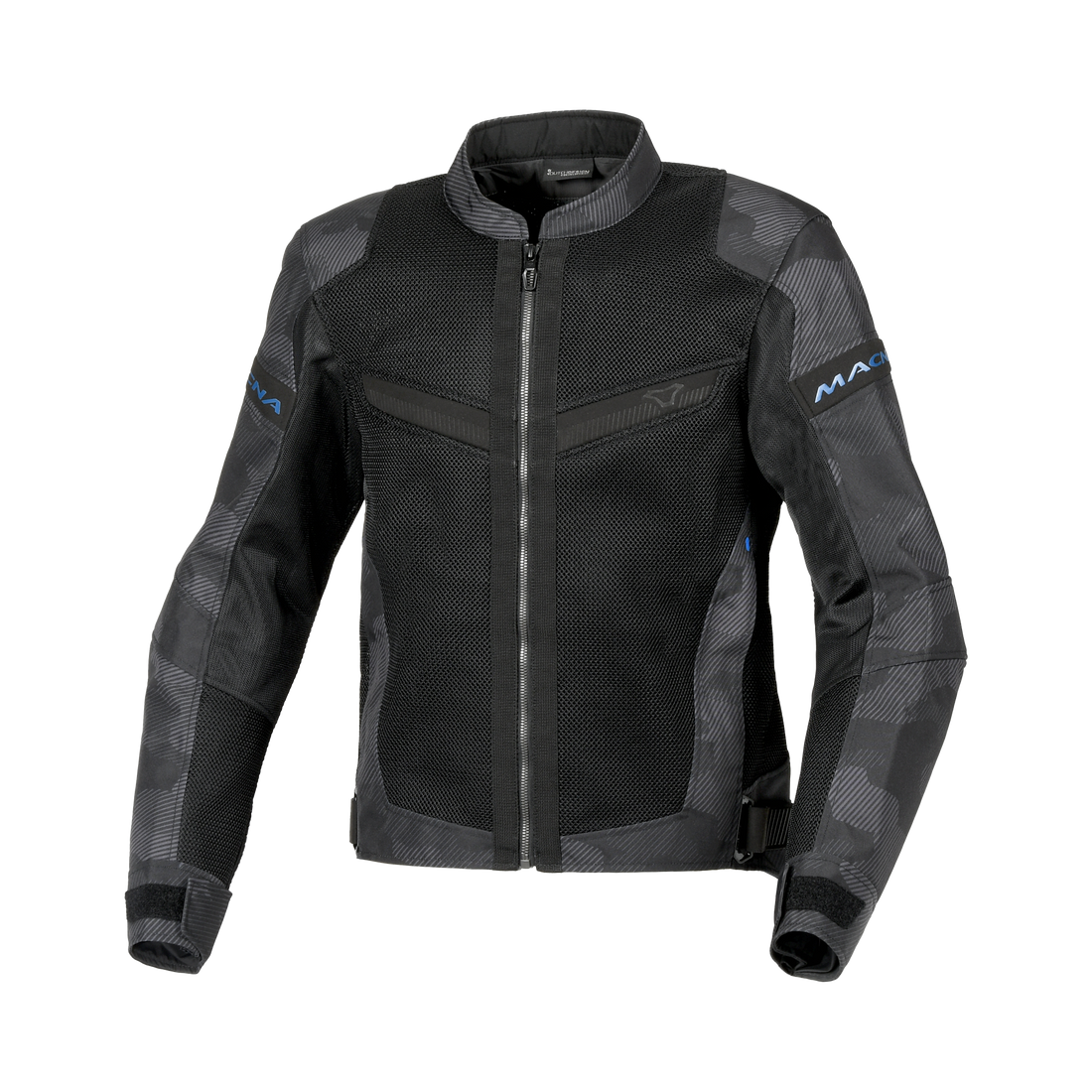 Macna Velotura Textile Jacket Black / Grey / Camo FREE UK Delivery, FREE 365 Day Returns | Moto Central