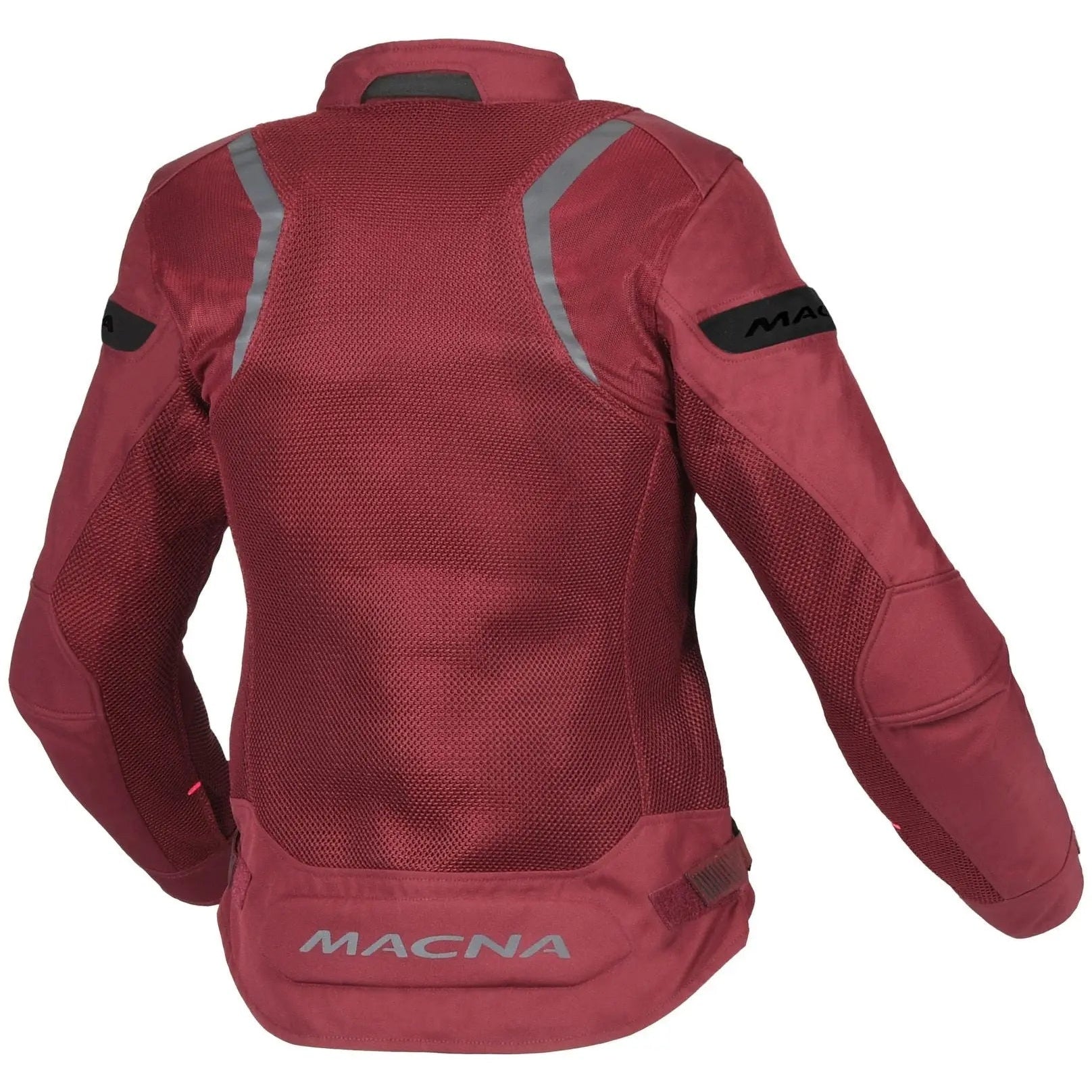 Macna Velotura Ladies Textile Jacket Bordeaux — rear view