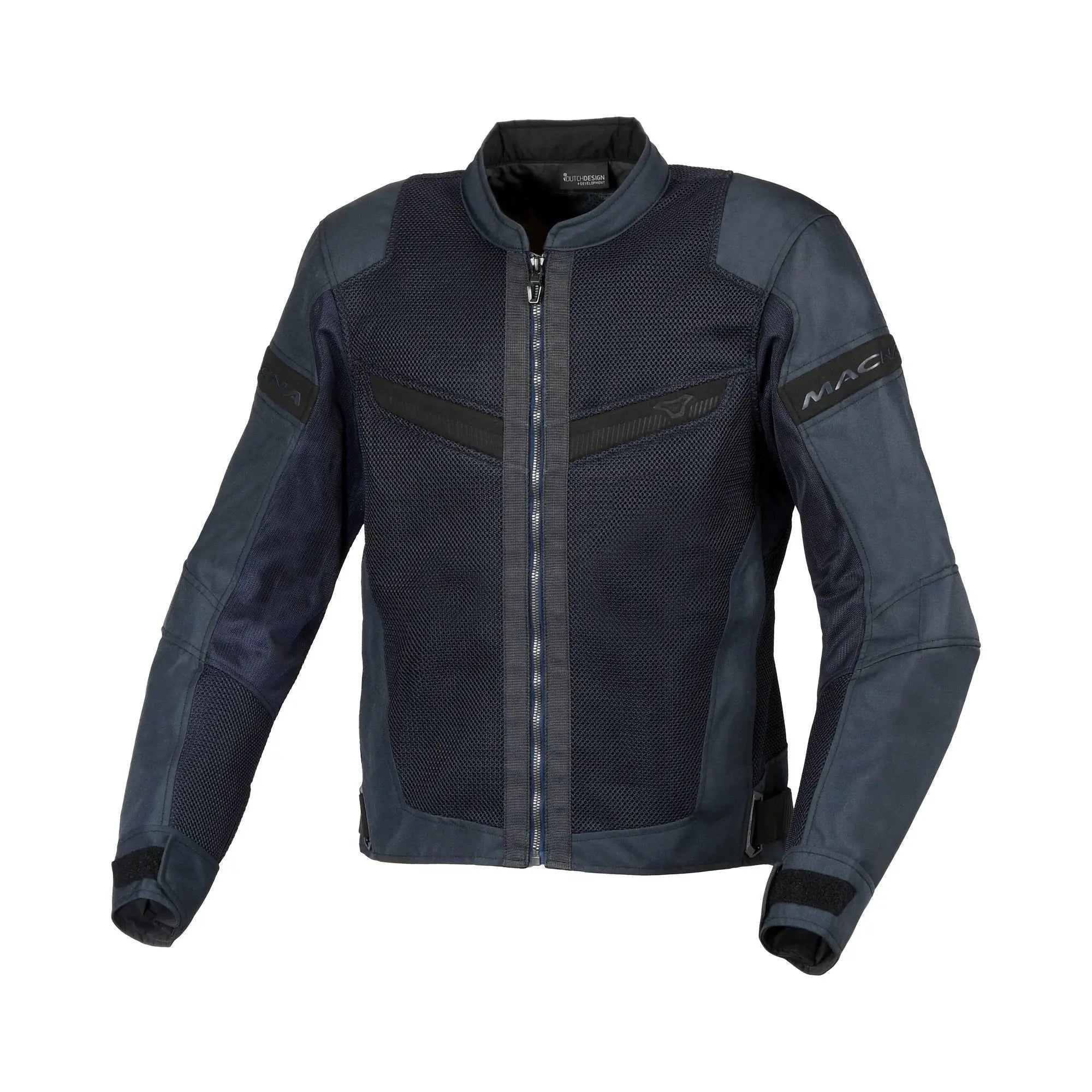 Macna Velotura Textile Jacket Blue - FREE UK Shipping, FREE 365 Day Returns | Moto Central