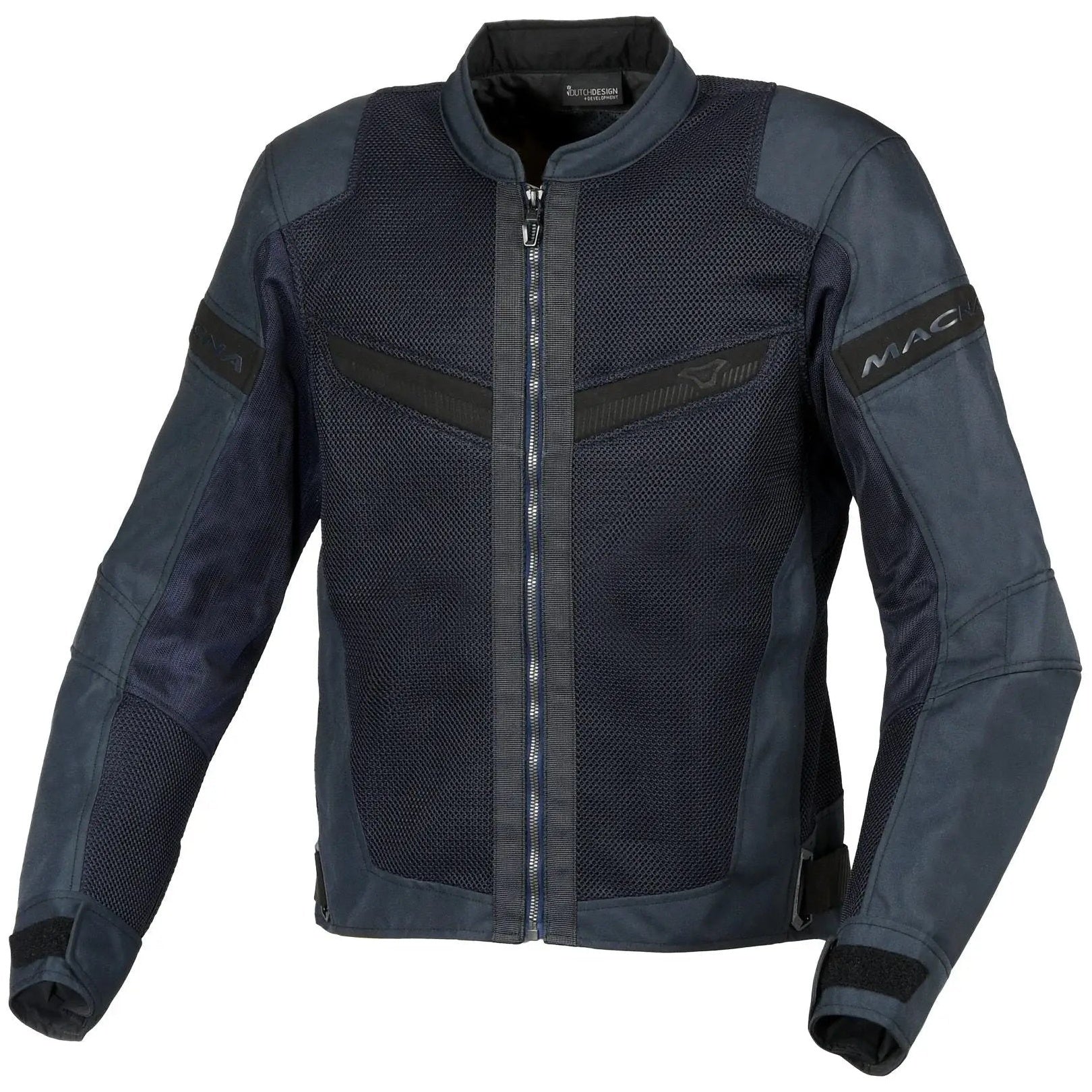 Macna Velotura Textile Jacket Blue — front view