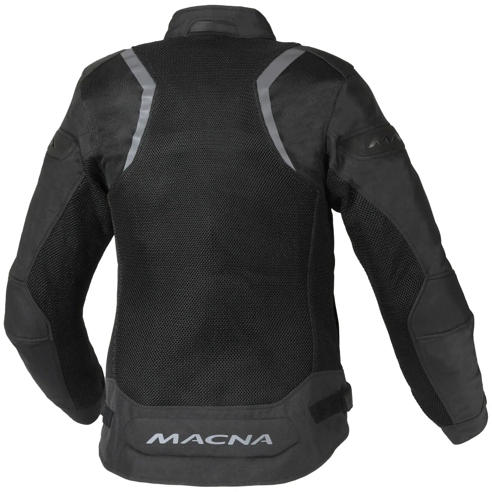 Macna Velotura Ladies Textile Jacket Black — rear view
