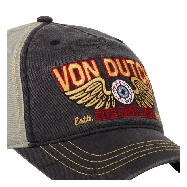 Von Dutch Eyeball Cap - FREE UK Shipping, FREE 365 Day Returns | Moto Central