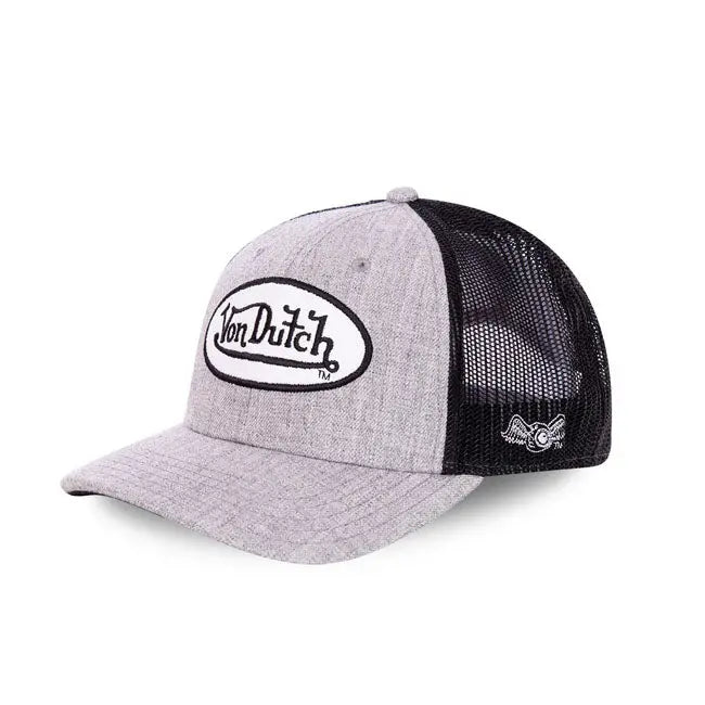 Von Dutch Lifestyle Cap Gris Claire - FREE UK Shipping, FREE 365 Day Returns | Moto Central