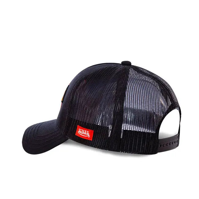 Von Dutch Trucker Cap Rag Black - FREE UK Shipping, FREE 365 Day Returns | Moto Central