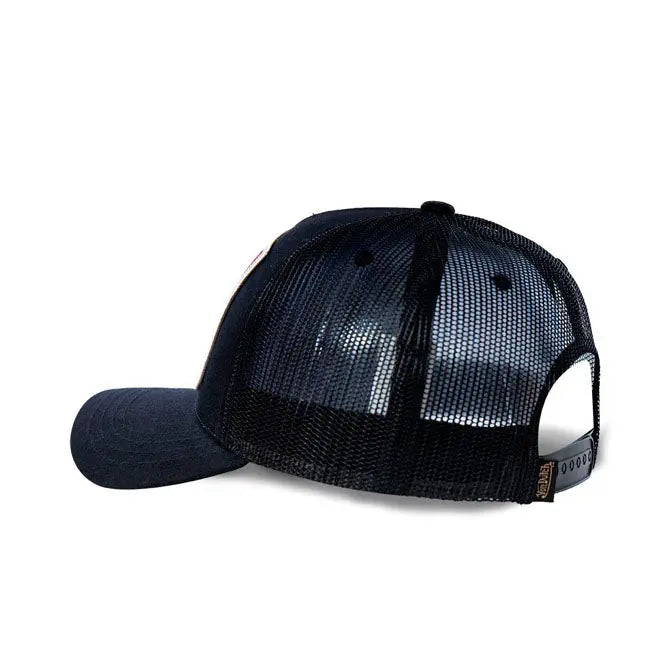 Von Dutch West Coast Cap Black - FREE UK Shipping, FREE 365 Day Returns | Moto Central