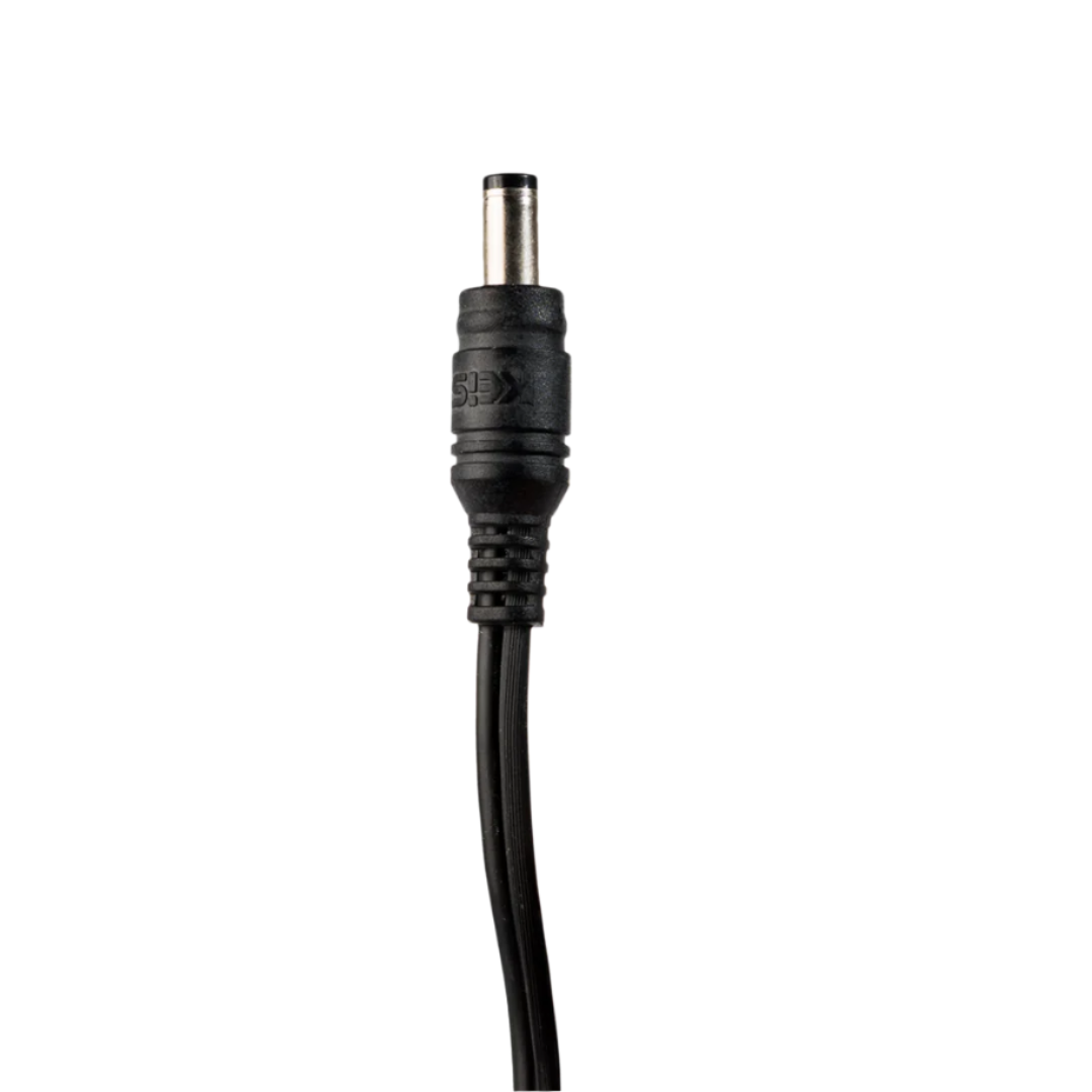 Keis Heated Clothing Cable Extension Leads - male connector close-up