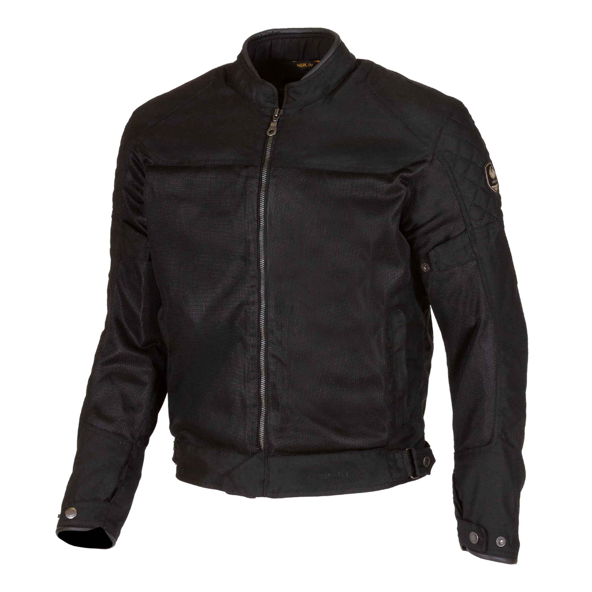 Merlin Waltham D3O Cotec Air Textile Jacket Black FREE UK Delivery, FREE 365 Day Returns | Moto Central