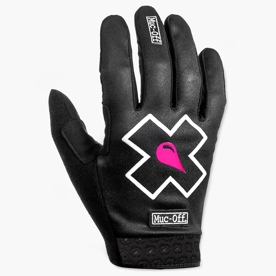 Muc-Off Rider Gloves Black - back-of-hand view