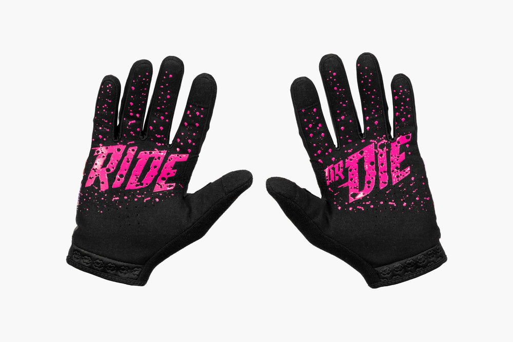 Muc-Off Youth Rider Gloves Red Hot Chilli Pepper